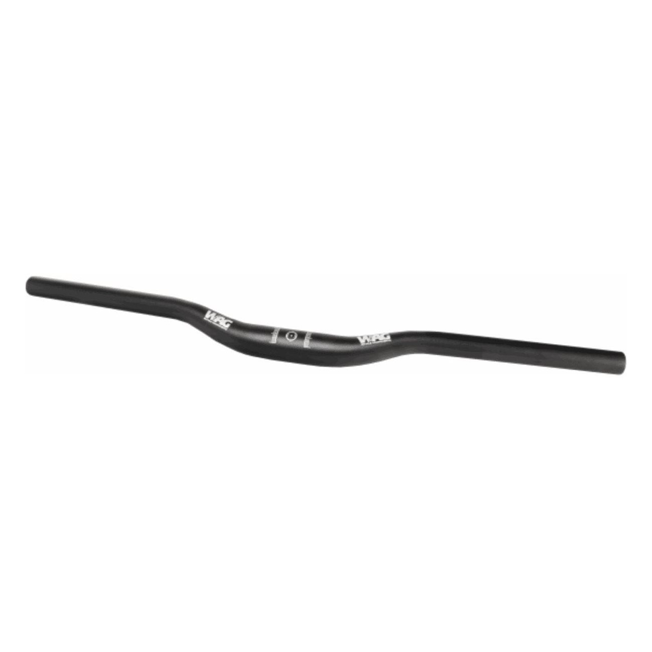 Manillar MTB de Aluminio 6061-T6 Negro Ø31.8mm 620mm 5° con Elevación 25mm - 1