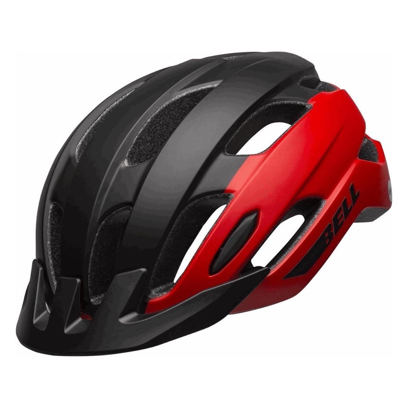 Casco Trace MIPS Negro y Rojo Mate con Sistema Ergo Fit, Talla 54-61 cm - 2