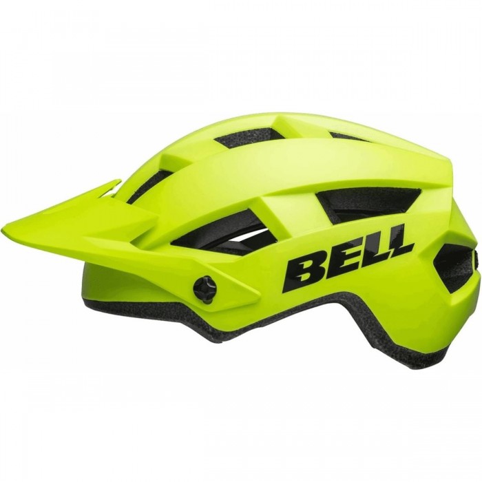 Casco Spark 2 Amarillo Fluo con Visera Ajustable, Talla 50-57 cm - 1