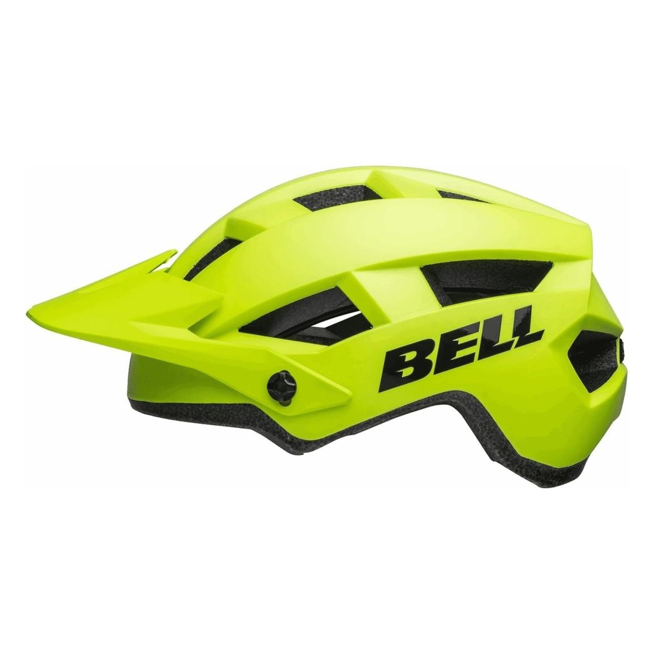 Spark 2 Fluorescent Yellow Helmet with Adjustable Visor, Size 50-57 cm - 1