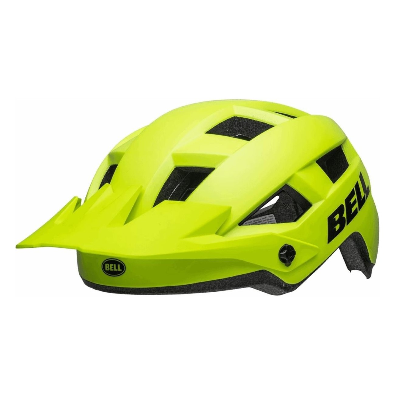 Casco Spark 2 Amarillo Fluo con Visera Ajustable, Talla 50-57 cm - 2