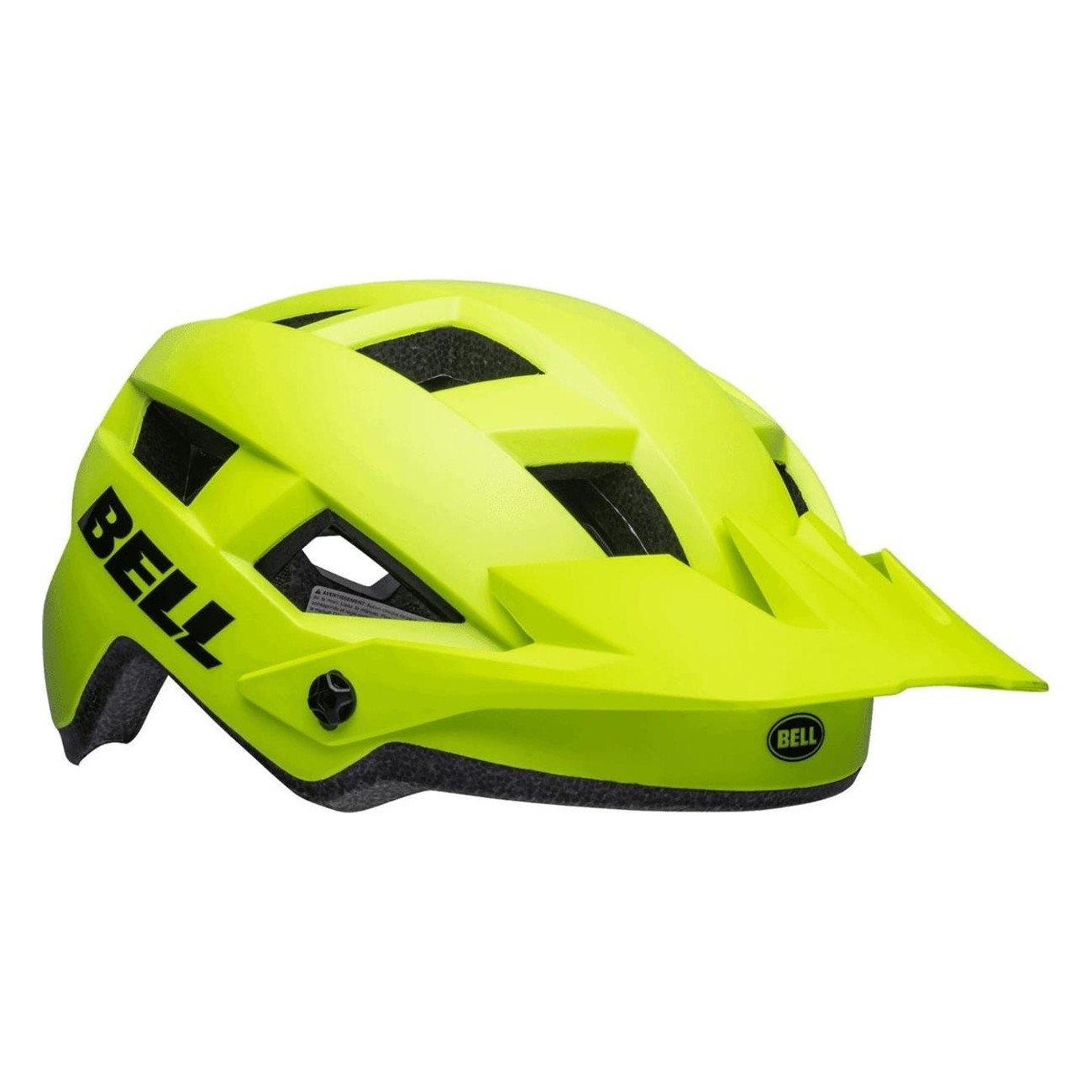 Casco Spark 2 Amarillo Fluo con Visera Ajustable, Talla 50-57 cm - 3