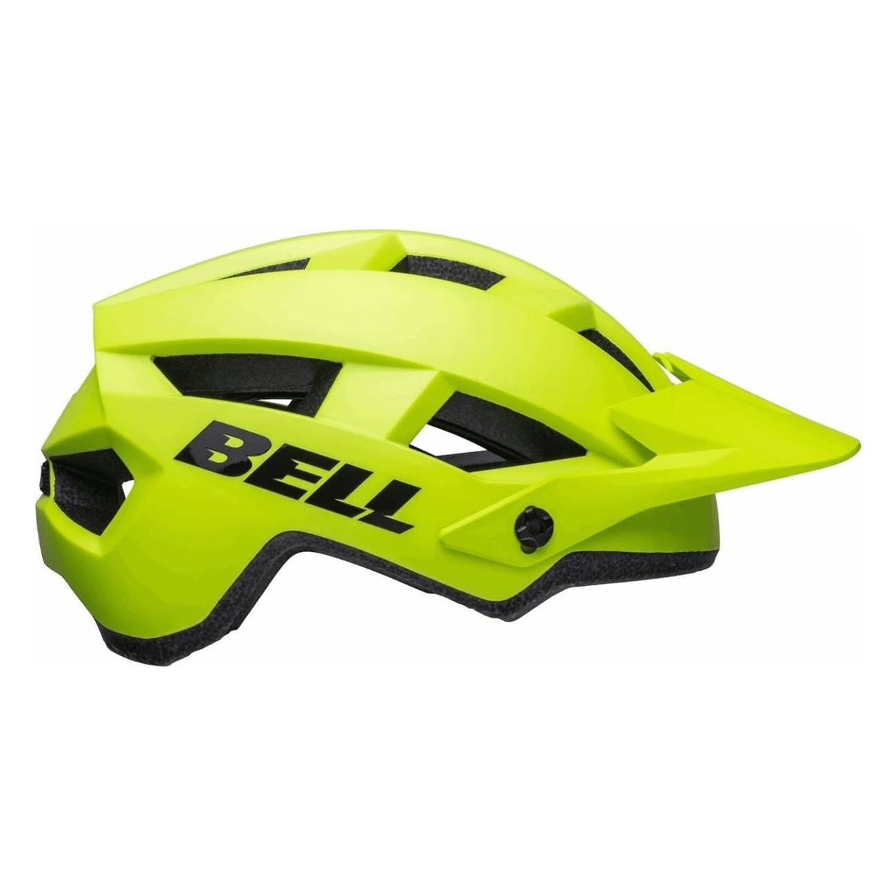 Casco Spark 2 Amarillo Fluo con Visera Ajustable, Talla 50-57 cm - 4