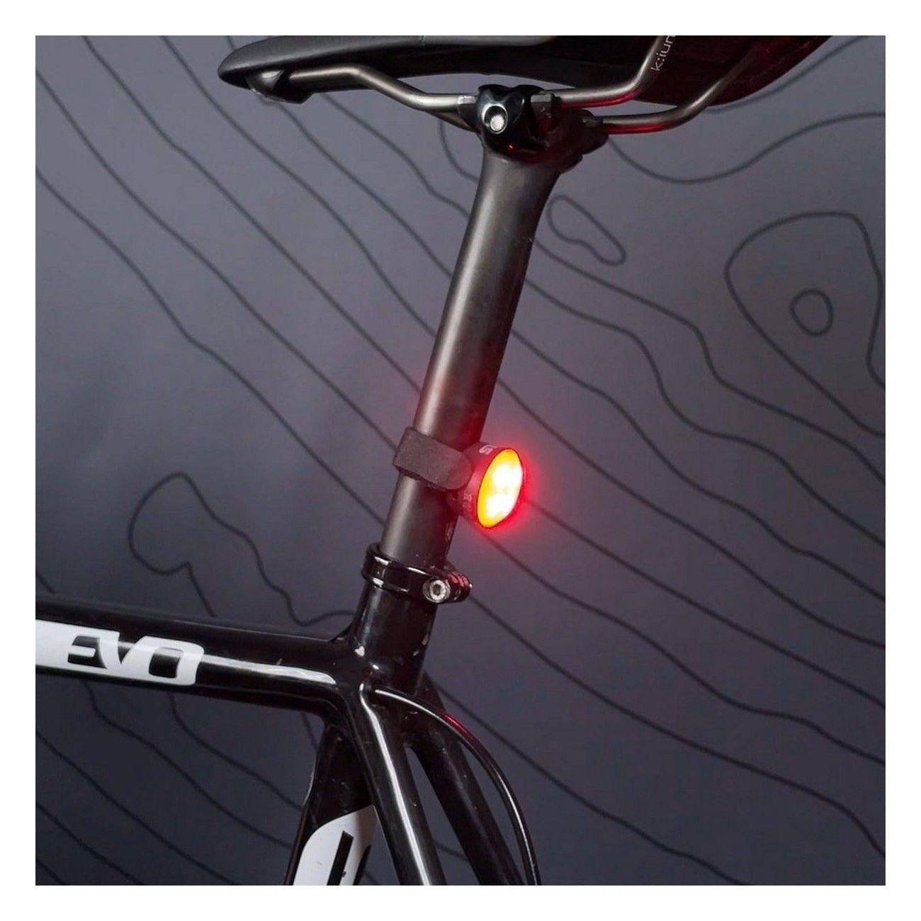 Smini Rear Safety Light with Red LEDs, USB-C Rechargeable, 1000m Visibility - 4