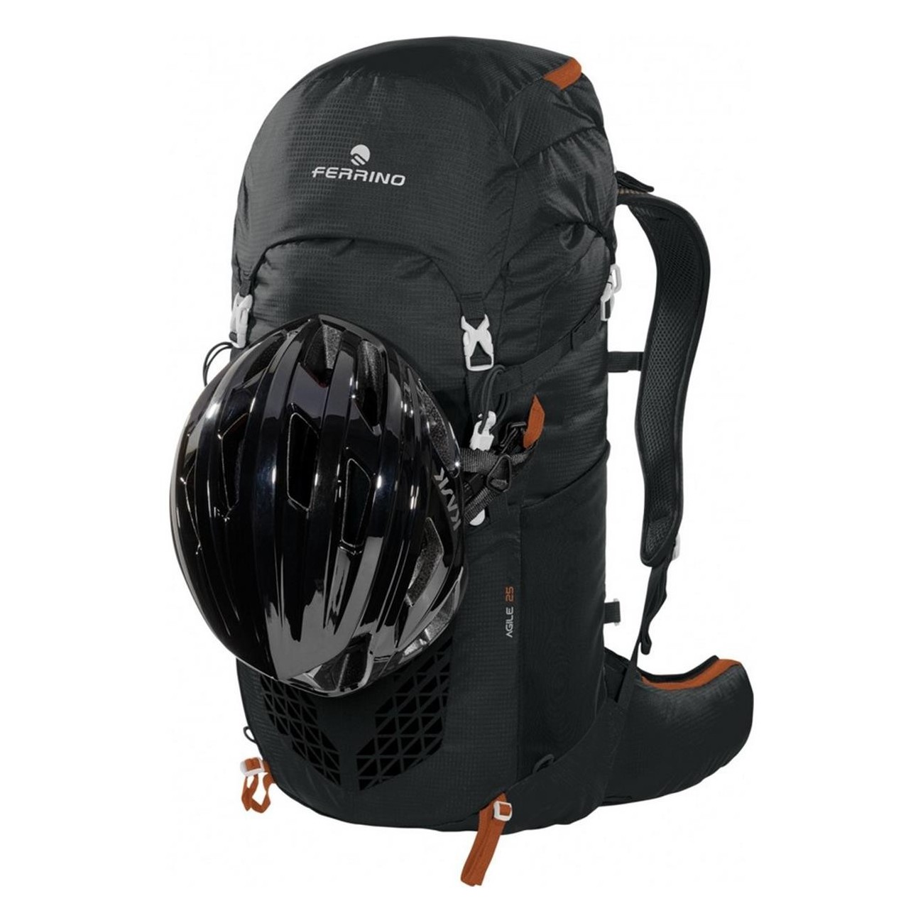 Mochila Agile 25L Negra para Trekking con Sistema Hollow Back - 4