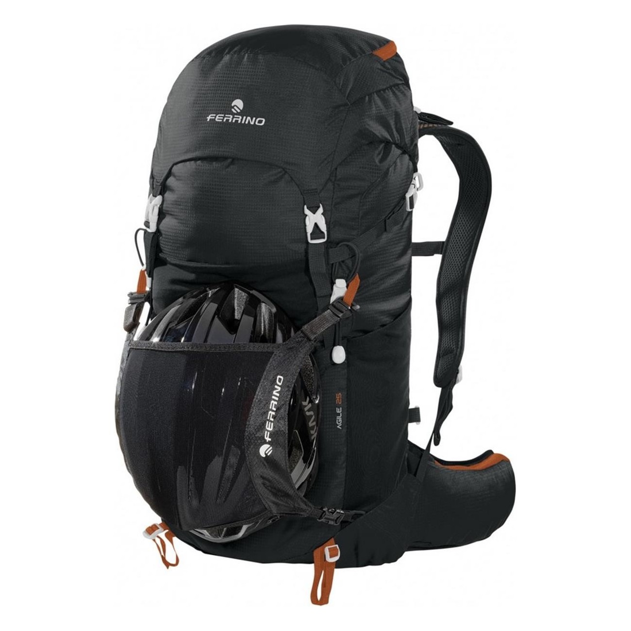 Mochila Agile 25L Negra para Trekking con Sistema Hollow Back - 5