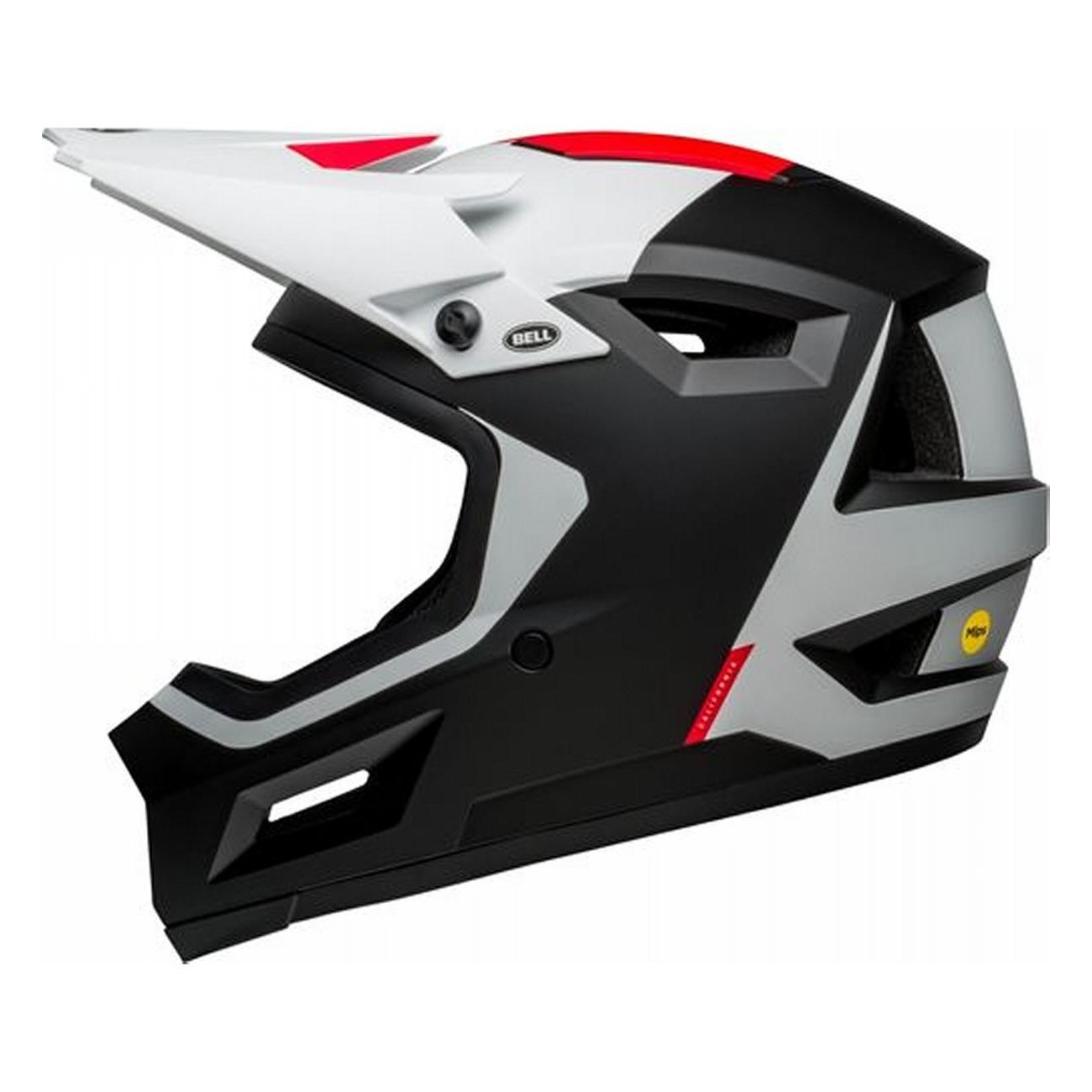 Casco Bell Sanction 2 DLX MIPS Nero/Bianco, Taglia L (57-59 cm) - Leggero e Sicuro per Park e BMX - 4 - Caschi - 0196178043748