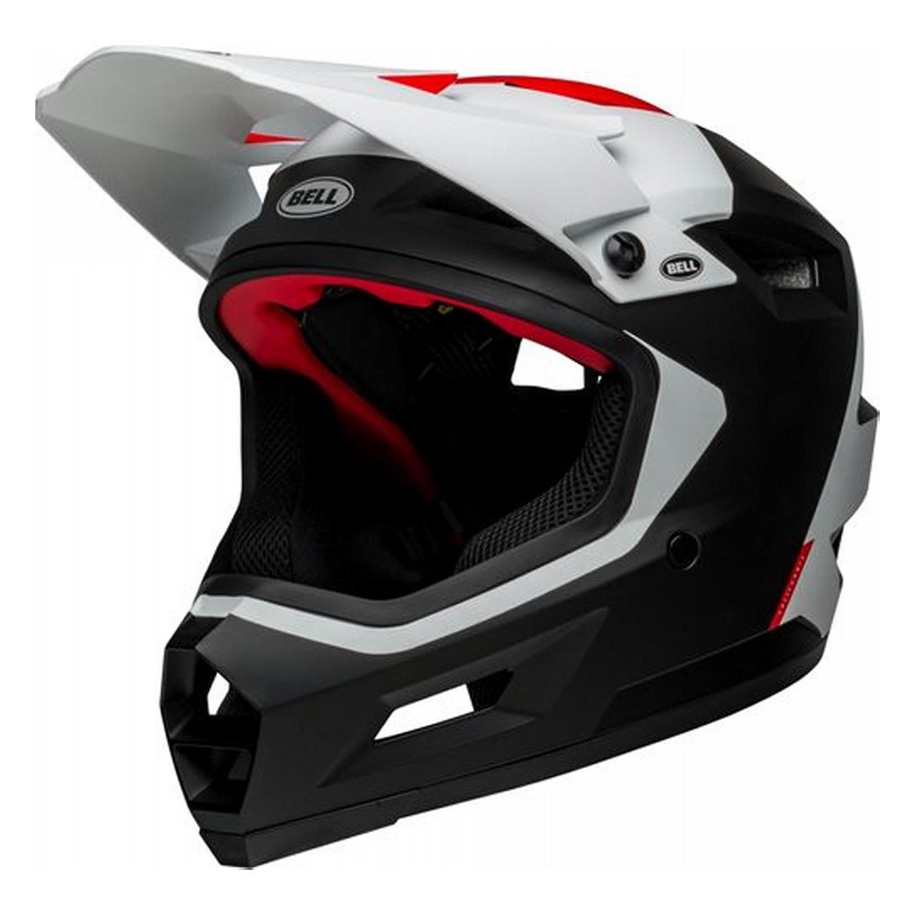 Bell Sanction 2 DLX MIPS Helm Schwarz/Weiß, Größe L (57-59 cm) - Leicht und Sicher für Park und BMX - 5