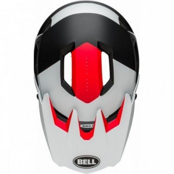 Bell Sanction 2 DLX MIPS Helm Schwarz/Weiß, Größe L (57-59 cm) - Leicht und Sicher für Park und BMX - 6