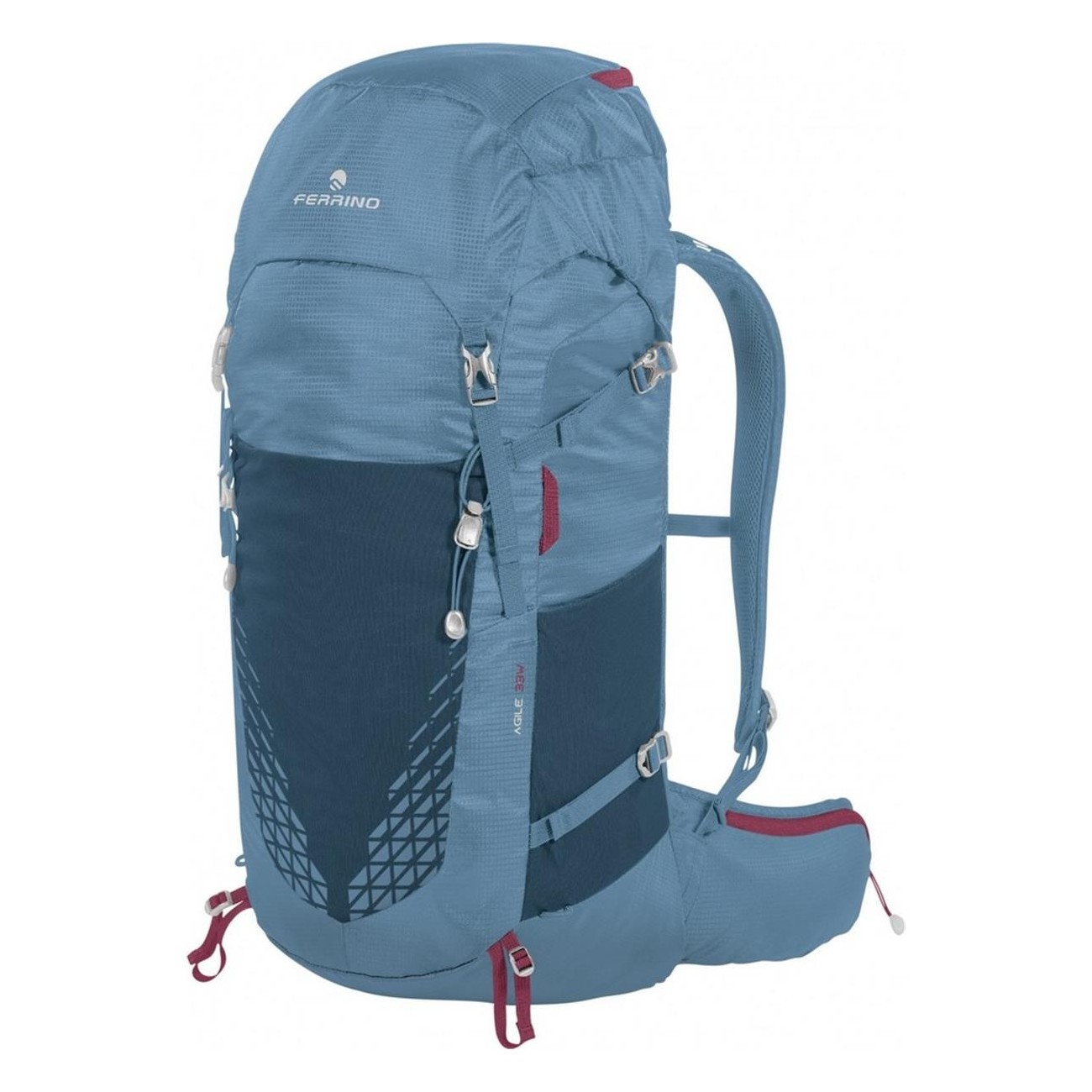 Sac à dos Agile 33L Femme Bleu pour Trekking - 1