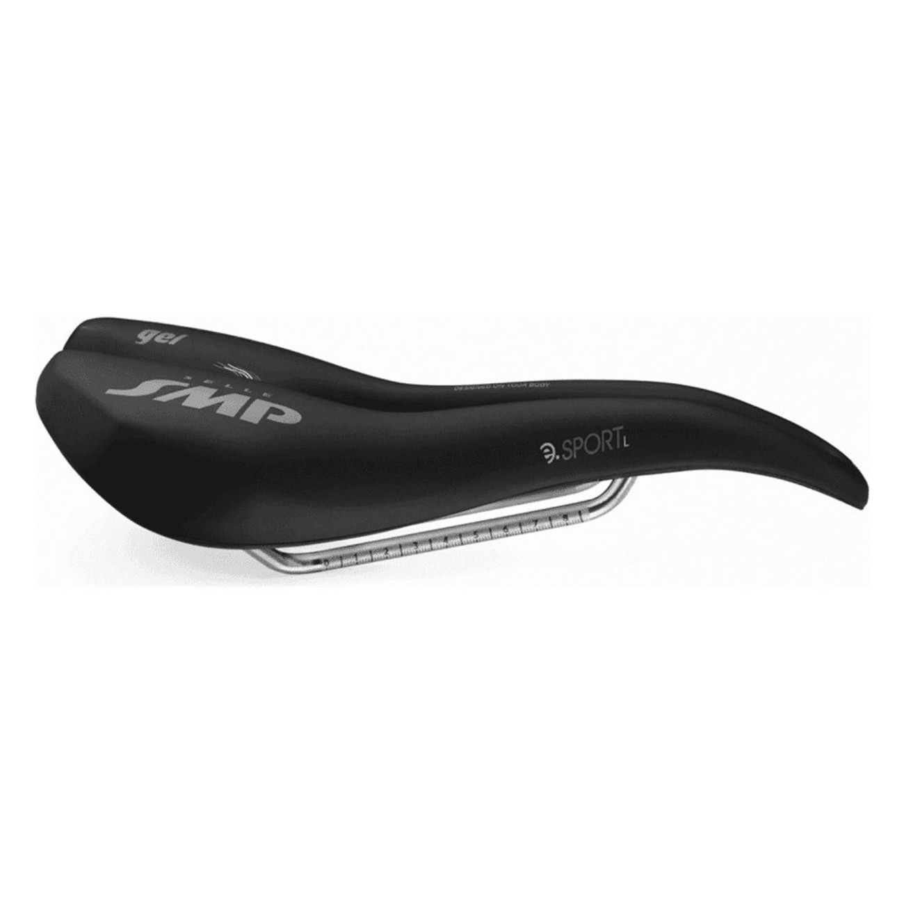 Sella E-Sport Large Gel Nero per E-Bike, MTB, Strada e Gravel - Comfort e Prestazioni 2020 - 3 - Selle - 8032568528506