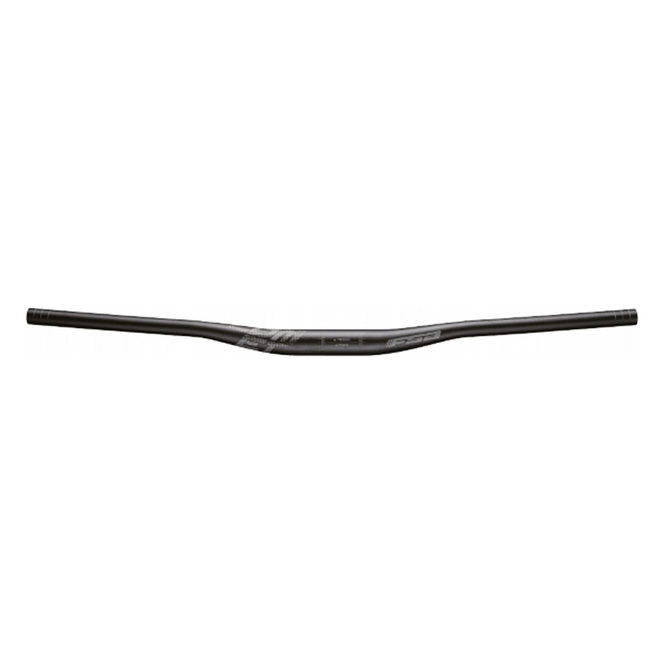 Guidon VTT Comet en Aluminium Ø35mm Riser 25mm x 760mm Noir - Léger et Résistant - 1