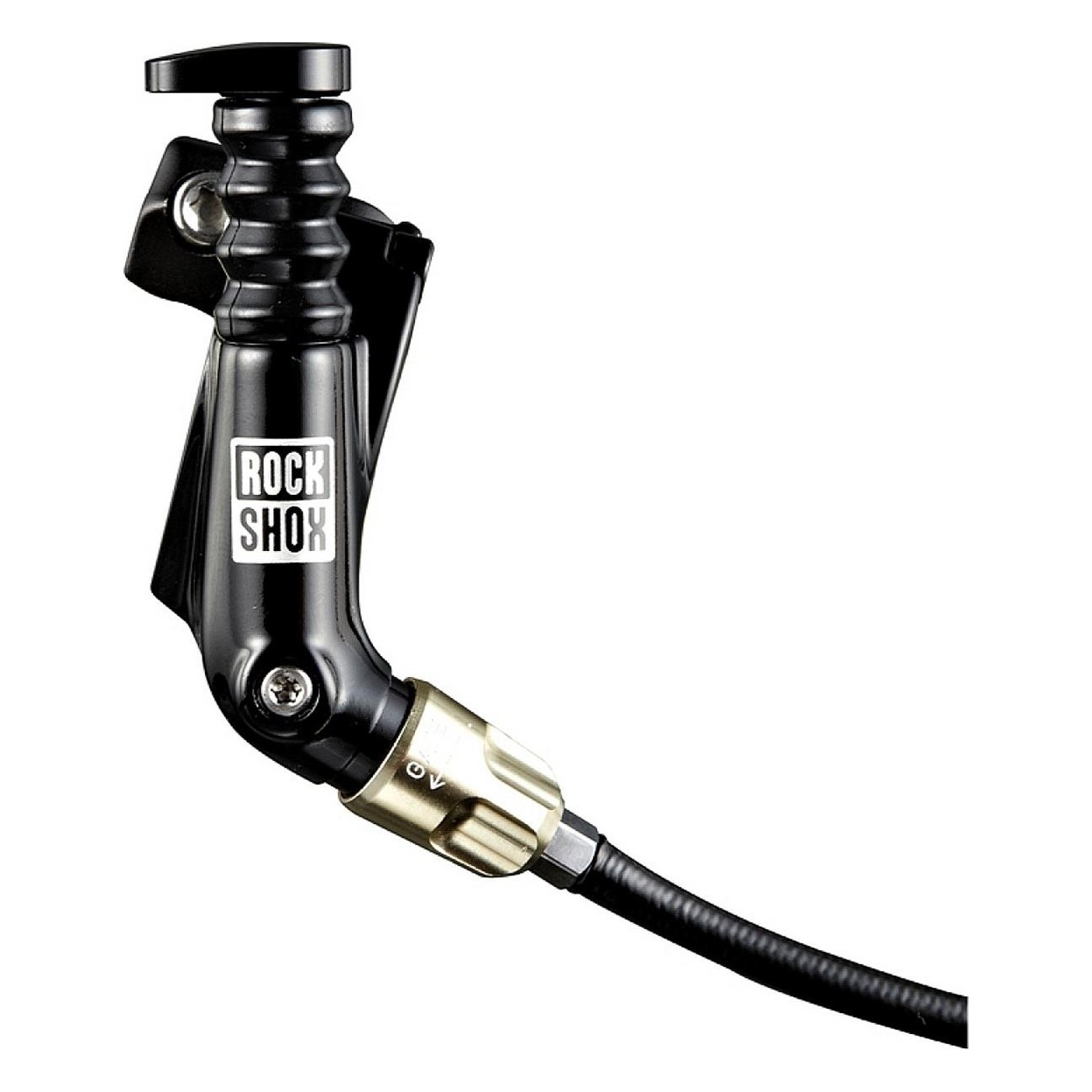 XLoc Full Sprint Left Gold Remote Regulator with Tube and Banjo - Compatible with SID, Revelation, Monarch XX - 1