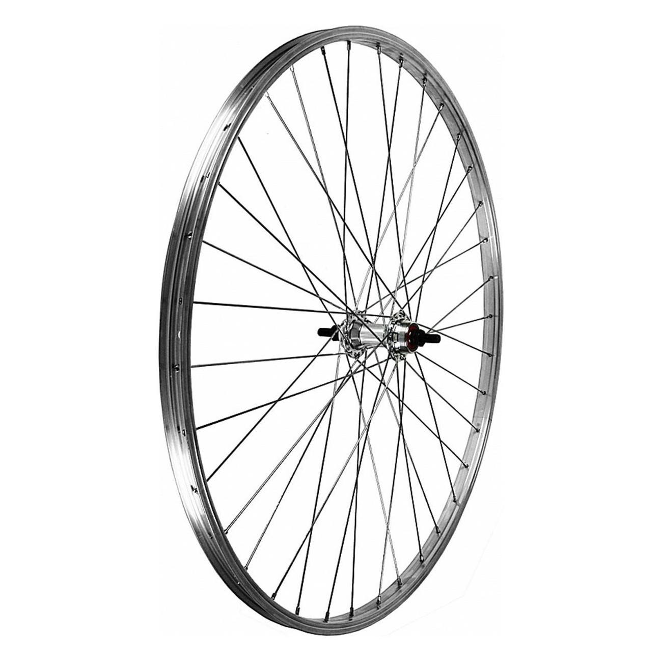 26 3/8' Aluminum Rear Sports Wheel for Single Speed Bicycles - 1