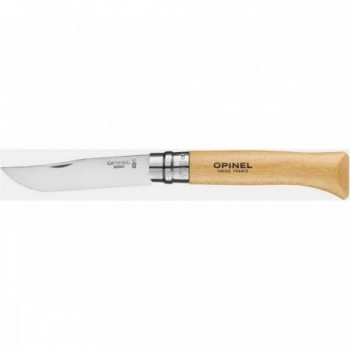 Coltello Opinel Viroblock N.10 Inox - Set da 6 Pezzi con Lama da 10 cm e Manico in Faggio - 1 - Coltelli - 3123841231000