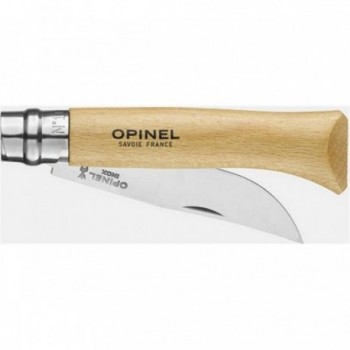 Coltello Opinel Viroblock N.10 Inox - Set da 6 Pezzi con Lama da 10 cm e Manico in Faggio - 2 - Coltelli - 3123841231000