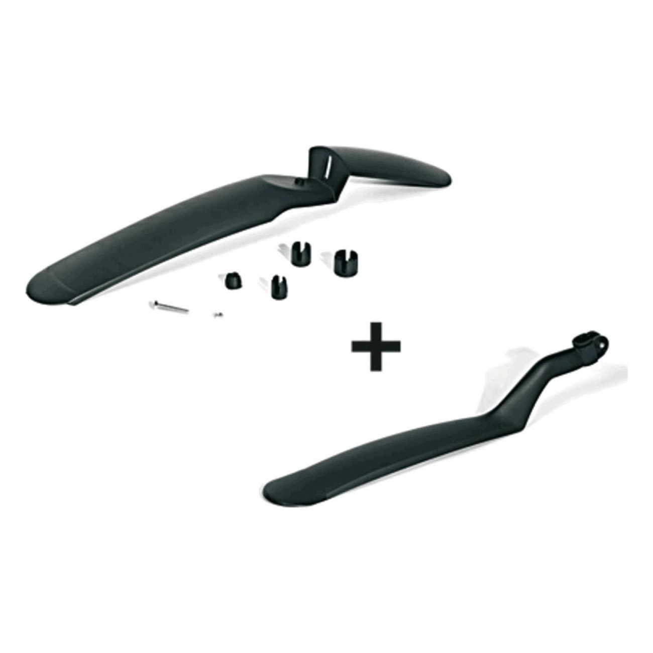 Bellelli Quick Fix Black Mudguards for 26-29 Inch Bikes - Pair - 1