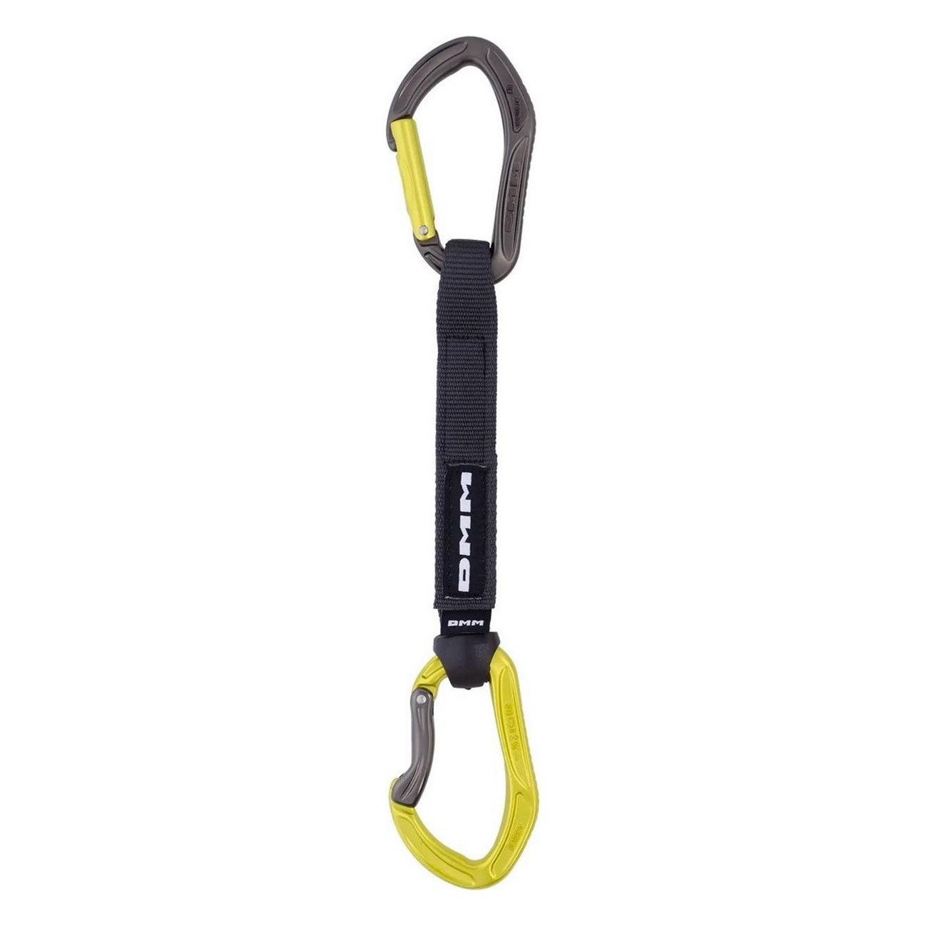 Alpha Sport Quickdraw 18cm Lime for Sport Climbing - Easy Clip & Safety - 1