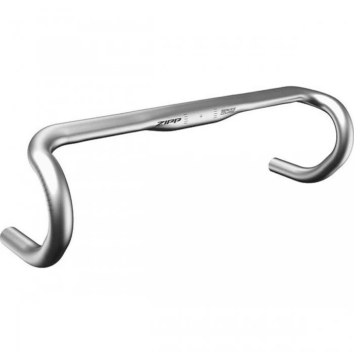 Guidon Zipp Service Course 70 Ergo 44cm Argent en Aluminium 6061 pour Vélo de Route - 1