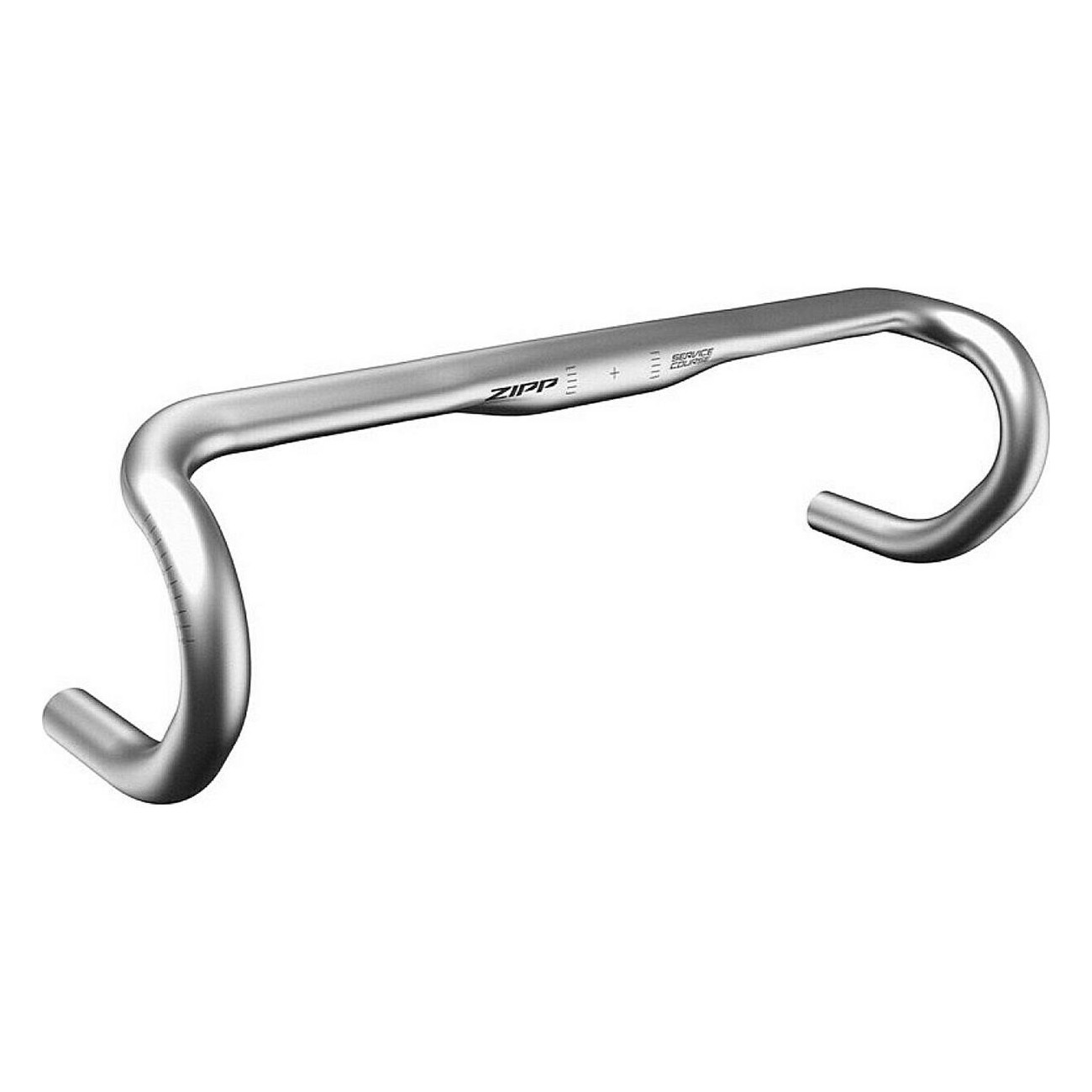 Zipp Service Course 70 Ergo Handlebar 44cm Silver Aluminum 6061 for Road Bike - 1