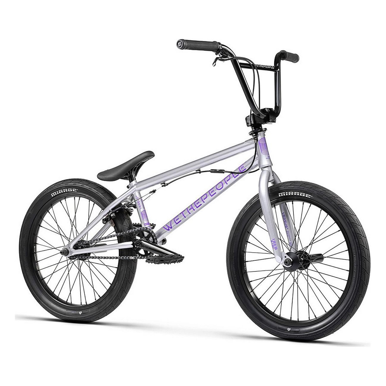 Wethepeople Versus MY2021 BMX Bike Silver 20.65' - Full CrMo Frame - 1