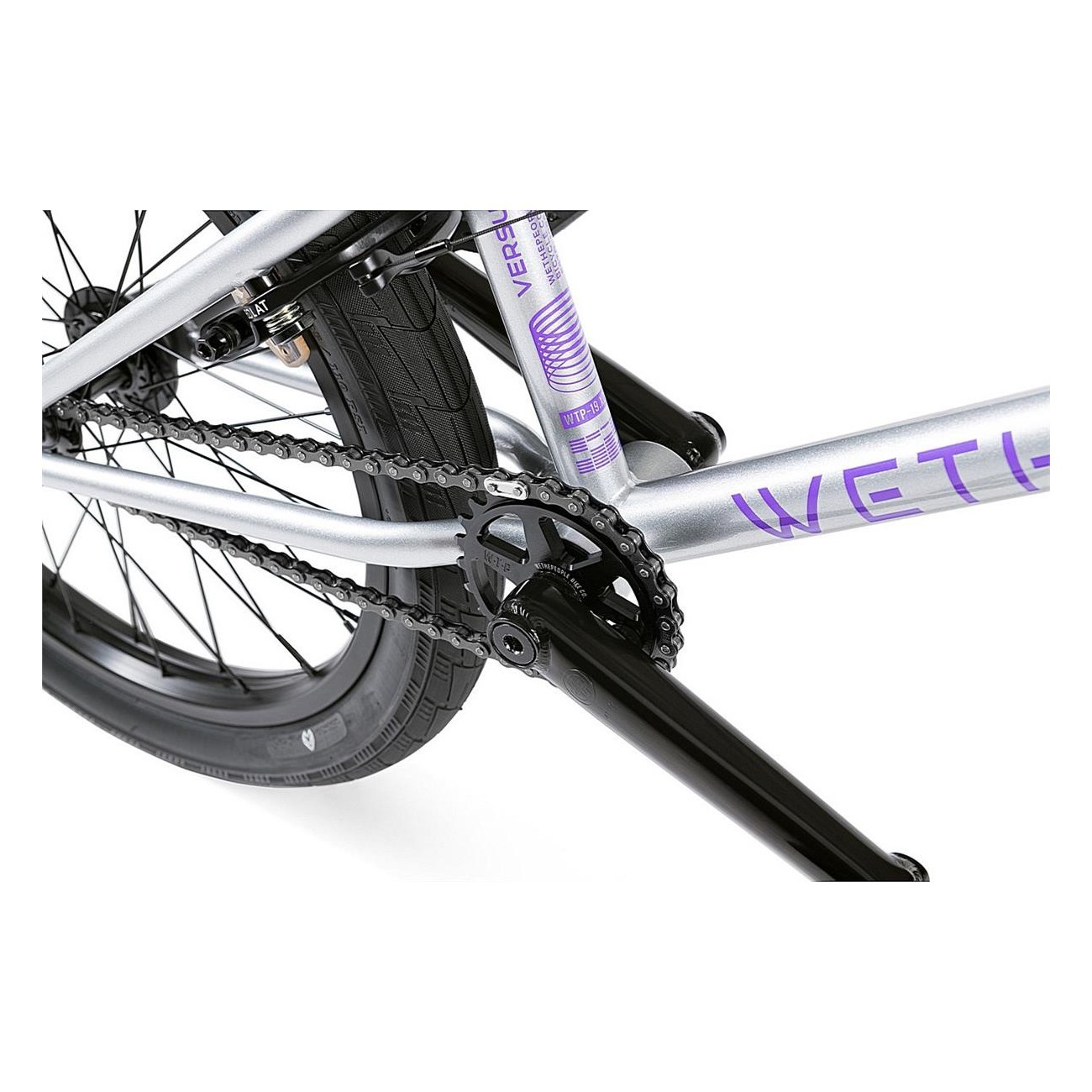 Wethepeople Versus MY2021 BMX Bike Silver 20.65' - Full CrMo Frame - 3