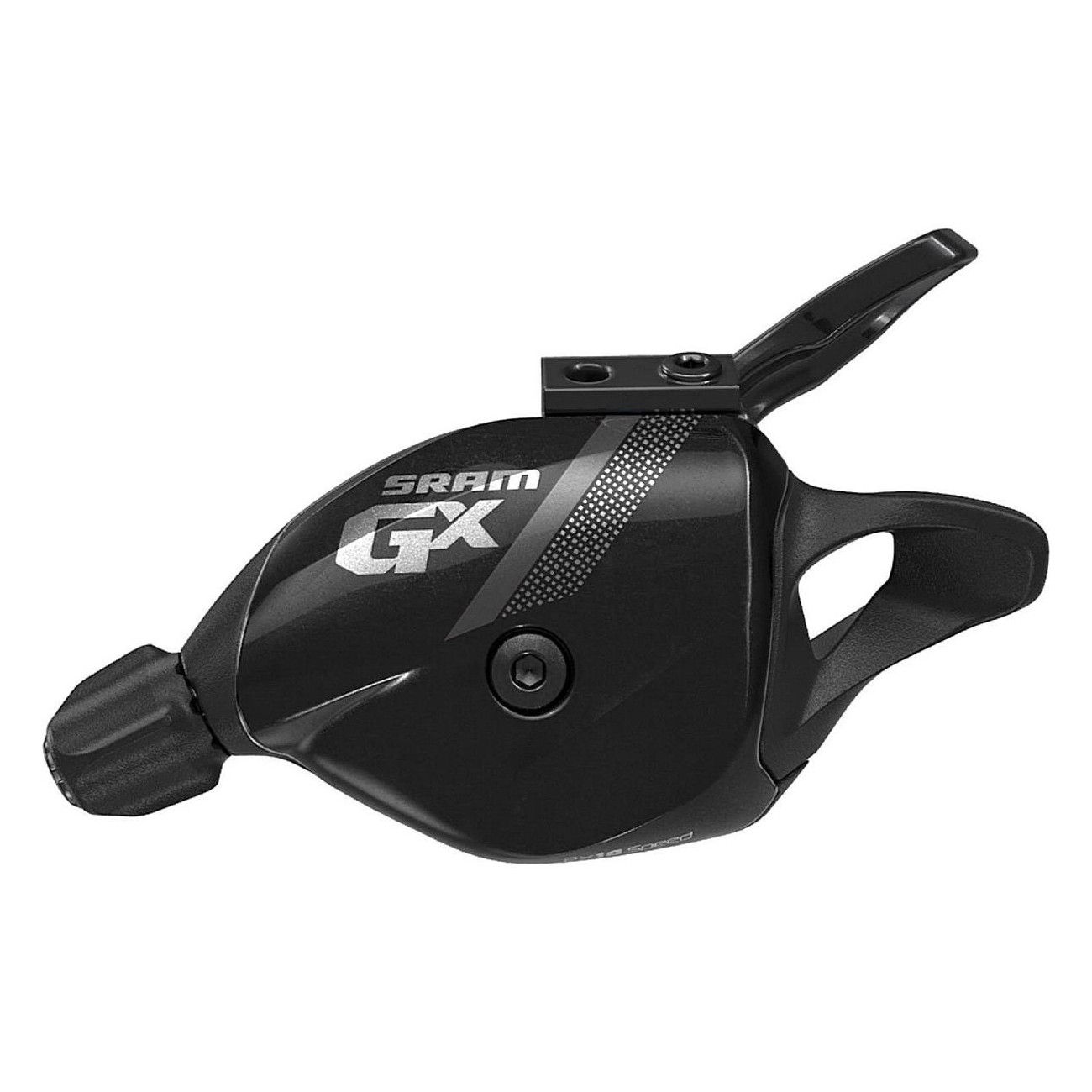 Leva Cambio GX Trigger 2x10 Anteriore con Morsetto Discreto in Alluminio Nero - 1 - Comandi - 0710845771736