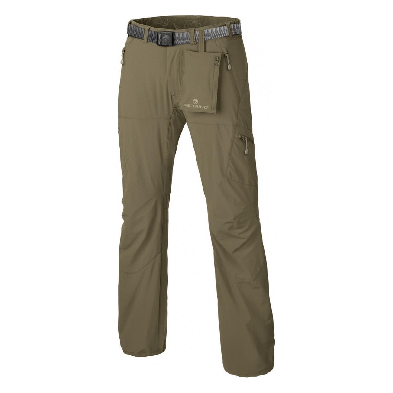 Pantalones de Trekking Hombre Hervey Verde Oscuro Talla 54 Elásticos - 1