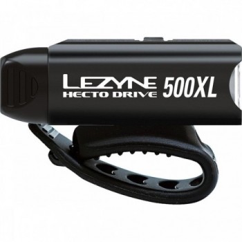 Luce da Ciclismo Hecto Drive 500XL - 500 Lumen, 8 Modalità (3 Fisse, 2 Flash) - Nero Lucido, Impermeabile IPX7 - 2 - Luci - 4712