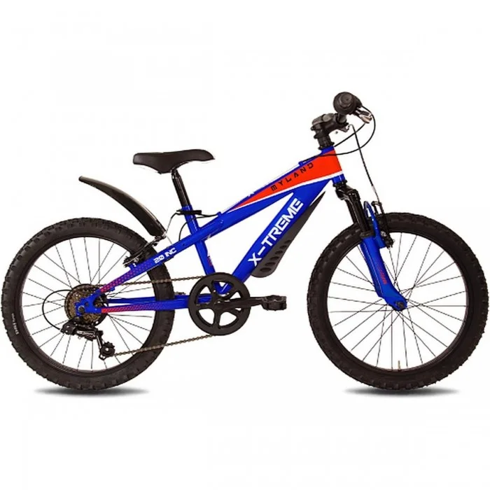 X-treme 20 Kid M Blue Bike with Shimano 6-Speed and Hi-ten Steel Frame - 1