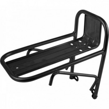 Black Aluminum Mini Bike Rack for 24-28 Inch Bikes with Mounting Kit, 283g - 1