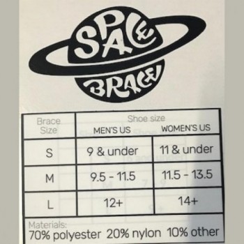 Space Brace Knöchelstützen Schwarz - Größe L (Paar) für Unterstützung und Schutz - 6