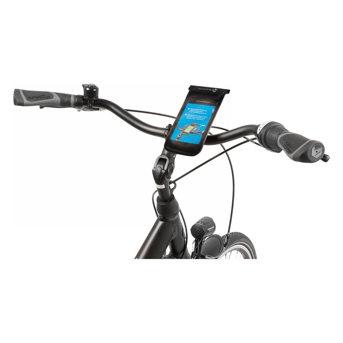 Housse Étanche pour Smartphone M-Wave Black Bay pour Guidon de Vélo - 3