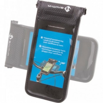 Housse Étanche pour Smartphone M-Wave Black Bay pour Guidon de Vélo - 5