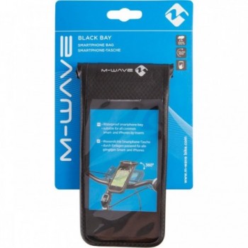 Custodia Impermeabile per Smartphone M-Wave Black Bay per Manubrio Bici, Supporto Regolabile e Materiale Resistente - 7 - Borse 