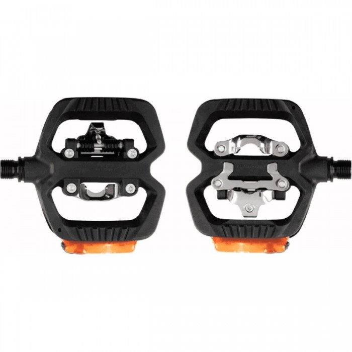 Geo Trekking Vision Black Pedals with USB Lights for Citybike - 2020 Model - 1