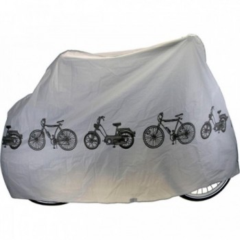 Fahrradgarage Ventura 200x110 cm aus PEVA Silber - Universeller Schutz für Bikes, Scooter und Motorräder - 1