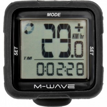 Ordinateur M-WAVE XIV Noir avec Étui en Silicone, 14 Fonctions, Batterie Incluse - 2