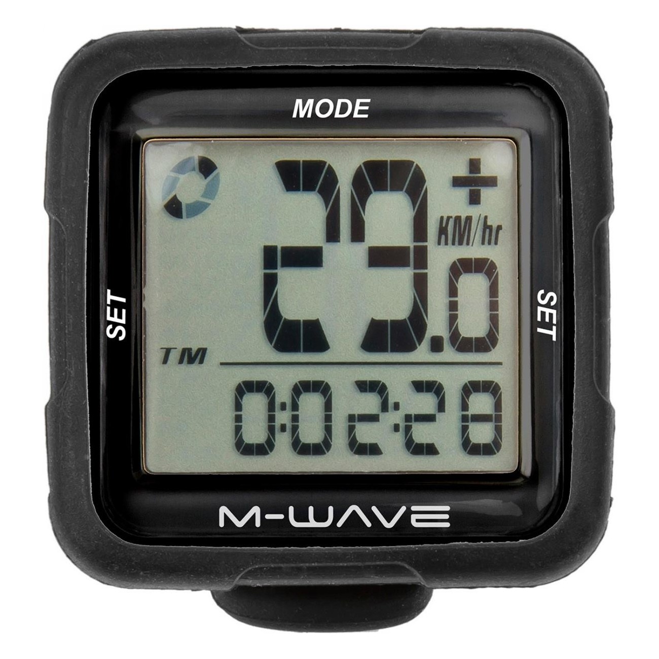 Ordinateur M-WAVE XIV Noir avec Étui en Silicone, 14 Fonctions, Batterie Incluse - 2