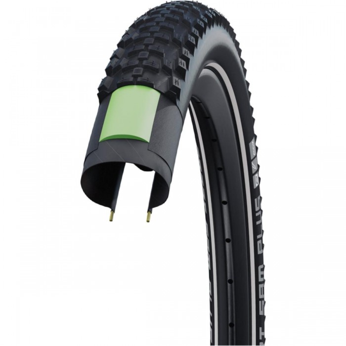 Pneu Antiforure 27.5x2.25 Smart Sam Plus Rigide pour E-MTB, GreenGuard et Snake Skin - 1