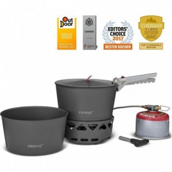 Système de cuisson PrimeTech 2.3L : Efficace pour le camping - 1