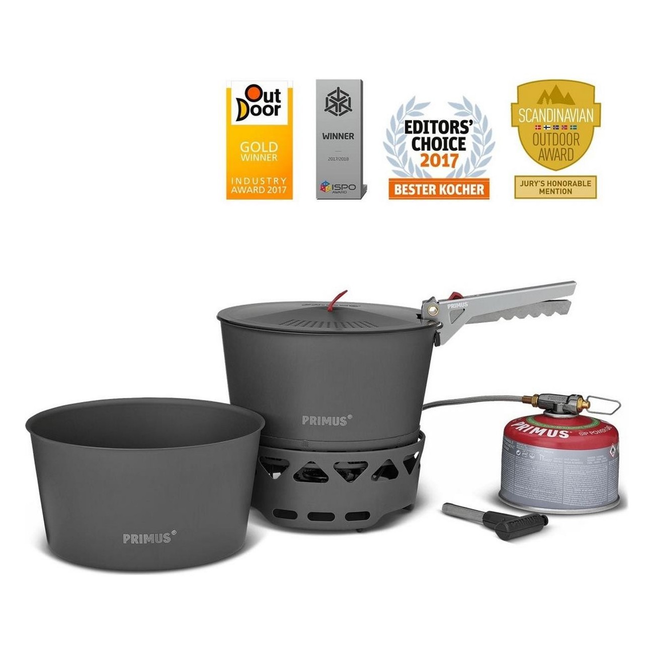 PrimeTech Stove System 2.3L: Efficient Cooking System for Camping - 1