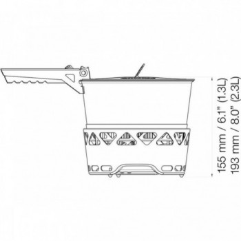 Système de cuisson PrimeTech 2.3L : Efficace pour le camping - 6