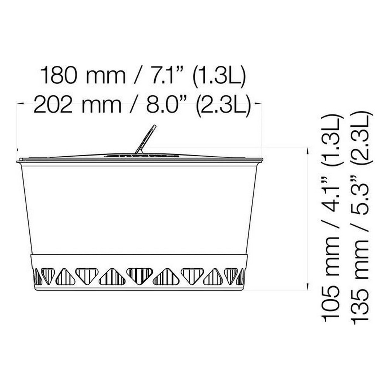 Sistema de Cocina PrimeTech 2.3L: Eficiente para Camping - 7