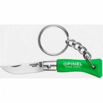 Coltello Portachiavi Opinel N° 2 Verde Prato (6 Pezzi) - Lama 3,5 cm in Acciaio Inossidabile - 1 - Coltelli - 3123840022739