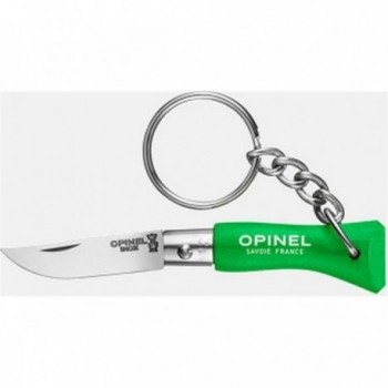 Coltello Portachiavi Opinel N° 2 Verde Prato (6 Pezzi) - Lama 3,5 cm in Acciaio Inossidabile - 2 - Coltelli - 3123840022739