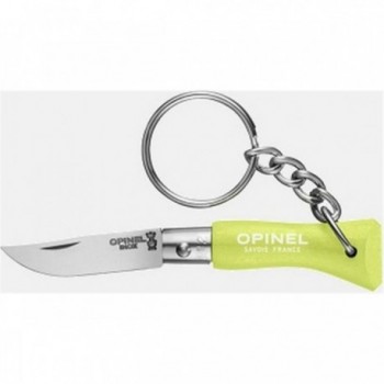 Coltello Portachiavi Opinel N° 2 Verde Prato (6 Pezzi) - Lama 3,5 cm in Acciaio Inossidabile - 4 - Coltelli - 3123840022739