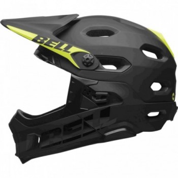 Full Face Super DH Helmet Black/Yellow with MIPS Technology, Size 55-59 cm - 2