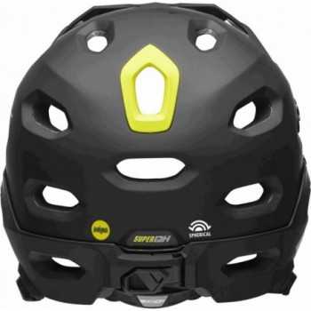 Full Face Super DH Helmet Black/Yellow with MIPS Technology, Size 55-59 cm - 6