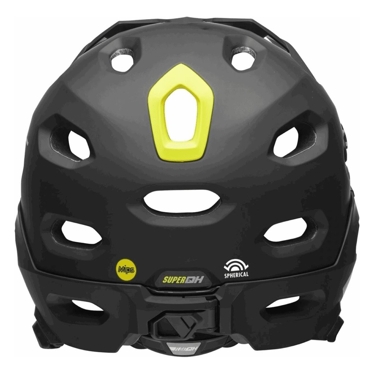 Full Face Super DH Helmet Black/Yellow with MIPS Technology, Size 55-59 cm - 6